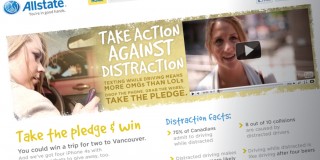 Allstate Action Against Distraction Branding