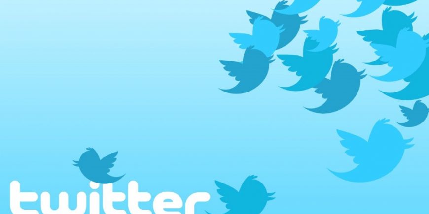 Twitter birds flocking